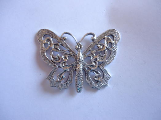(image for) Butterfly Flat Pewter #C3118-18